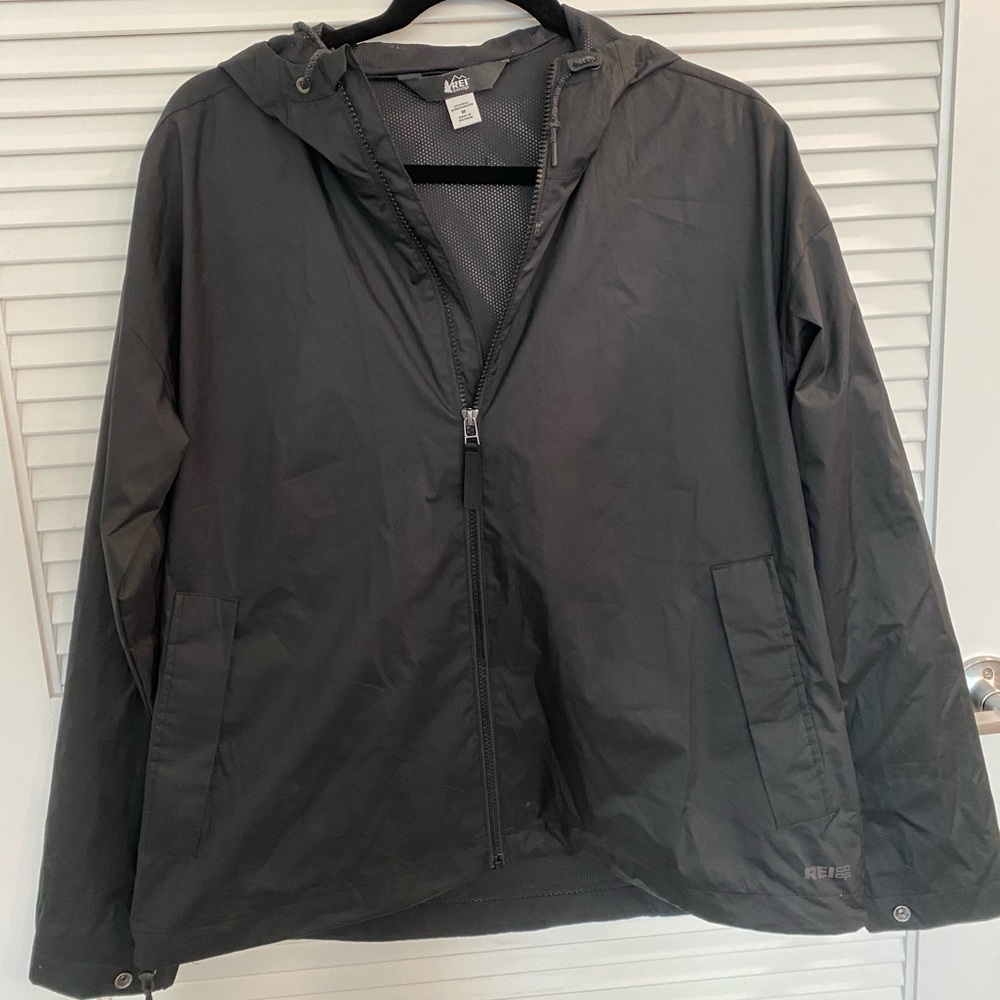 REI rain jacket